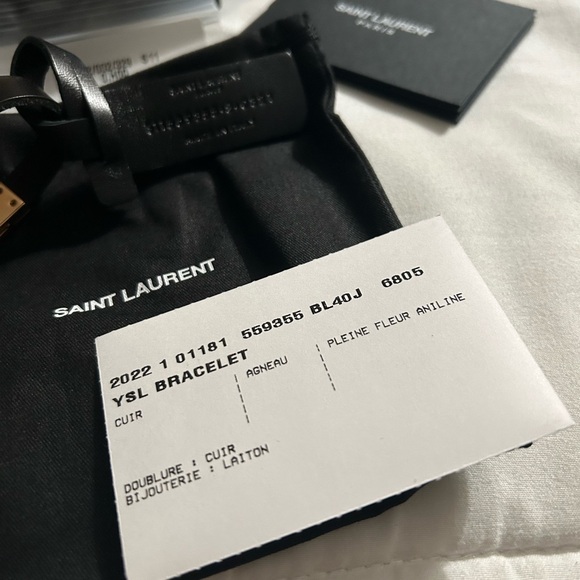 Brand New Saint Laurent Bracelet YSL Monogram - Picture 4 of 10